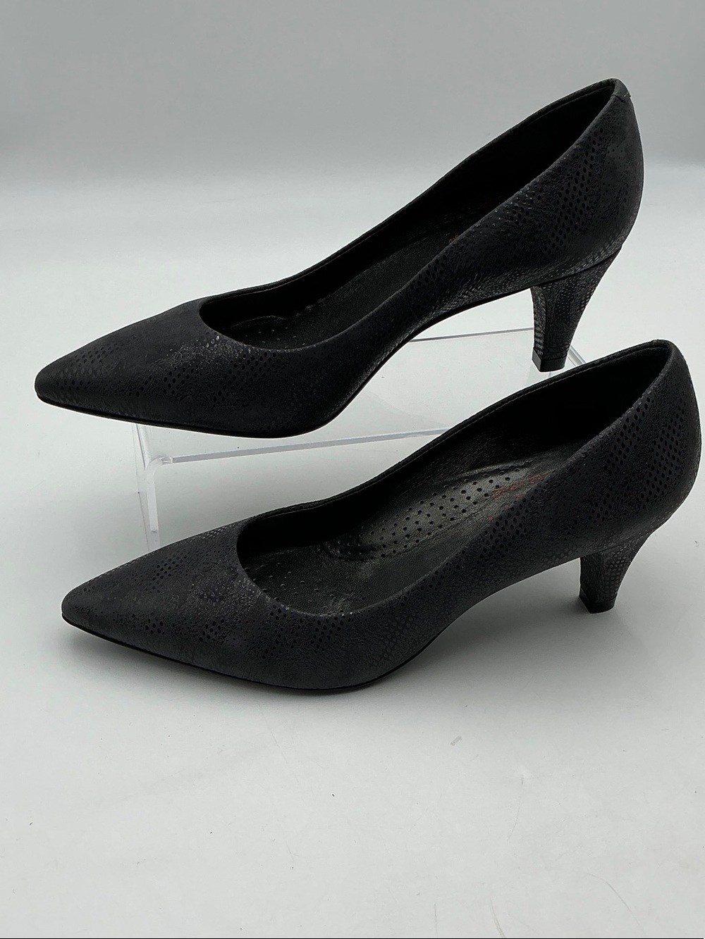 Marc Joseph Whitehall Street Grey Glaze Pumps New in Box Women's Size 6.5